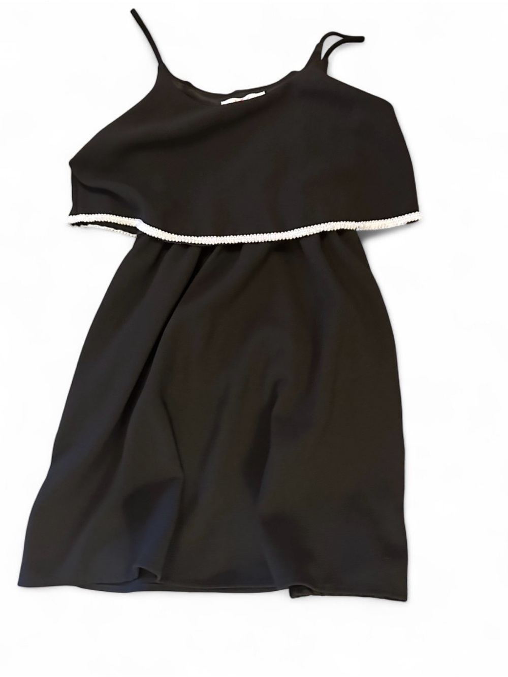 Krush Black Dress Label with Pink Logo Detail